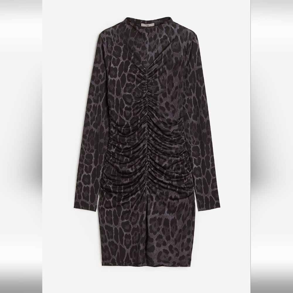 H&M Gathered Jersey Dress, XL
